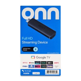 onn Full HD Streaming Device (Google TV) - Fast, 8GB, 1.5GB RAM, Voice Remote