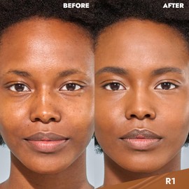 COVER FX Skin Discovered Longwear Full Coverage Concealer | Buildable Crease-Resistant High Coverage Formula Conceals, Corrects, and Brightens | R1- Rich skintones with cool undertones