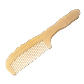 SAFIGLE Hair Comb: Women's Natural Ox Horn Hair Comb - Anti-static Scalp Massage And Detangling - Fine Tooth