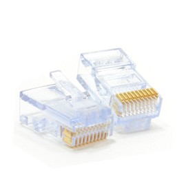 kenable RJ50 Crimp End 10P10C 10 Pin Plug for Solid/Stranded Cable [10 Pack]