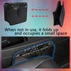 KAQISI Foldable Car Trash Can, Hanging Waterproof Leakproof Trash Can