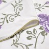 Serenta Classic Embroidery Valance, 60"x19" (Lilac Roses)