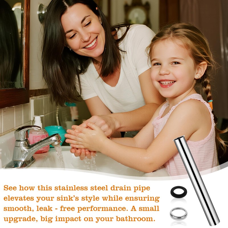 300 mm Long Immersion Pipe Siphon – Thickened Universal Plunge