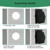 4 inch Roof Vent Cap, Removable Roof Vent, Bathroom Exhaust