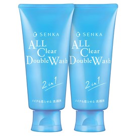 Senka All Clear Double Wash A Cleansing Foam, 120g, 2 pieces / 센카 올 클리어 더블 워시 A 클렌징 폼, 120g, 2개