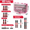 Geinxurn 83-Piece Impact Resistant Screwdriver Phillips Pozidriv Bits Set, PH2