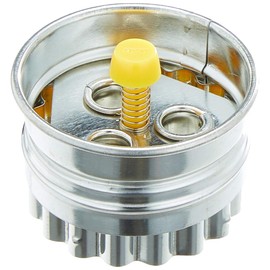 IBILI CORTAPASTAS LINZER RIZADO, Stainless Steel, Silber/orange, 5 x 5 x 5 cm