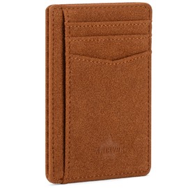 ARCWOR Slim Wallet Minimalist Front Pocket RFID Blocking Men and Women Leather Wallets