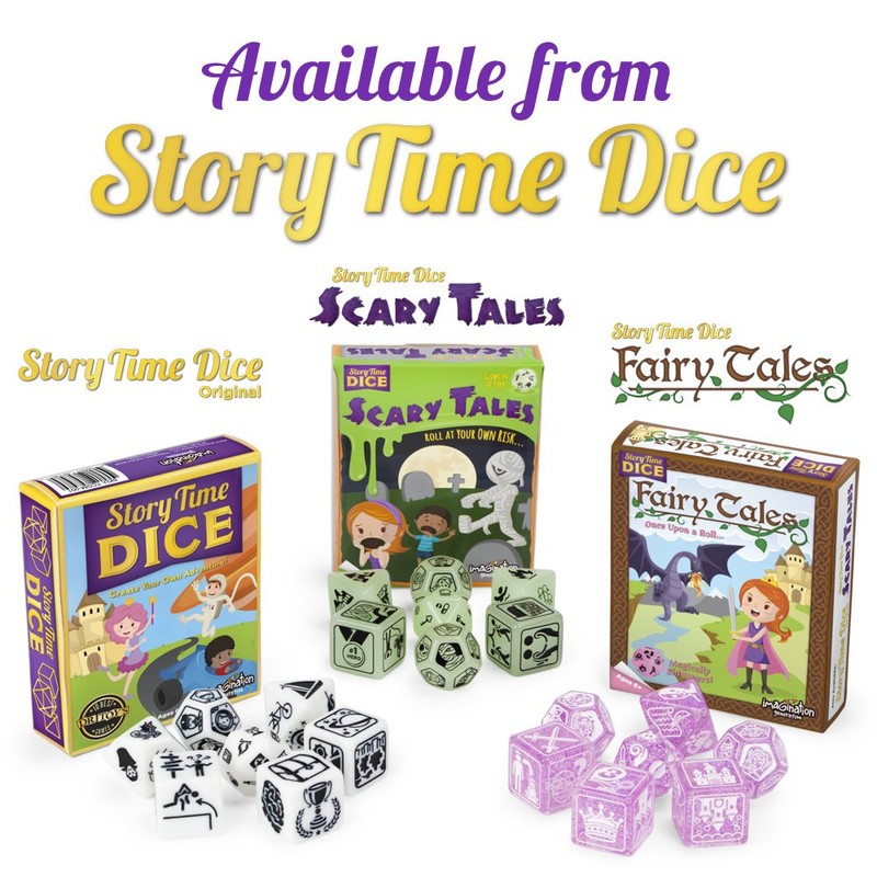 Story Time Dice: Scary Tales - Glows in The Dark