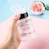 2 Pcs 200ml(6.8oz) Pump Dispenser Bottle for Nail Polish Remover