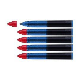 Schneider Schneider 185402 Rollerpatrone One Change (für Tintenroller One Change, 1x 5 Stück, dokumentenecht, nicht löschbar) rot