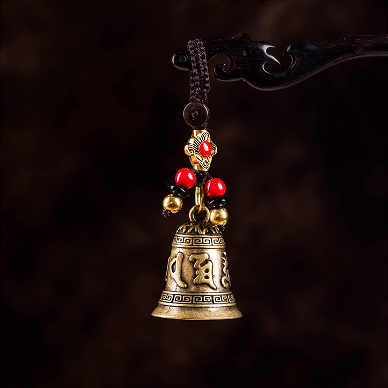 Lanito Feng Shui Feng Chime, Brass, Six Shui Shui, Five