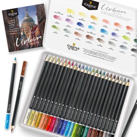Castle Arts Coloured Pencils Set, Pack of 24