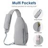 G4Free Sling Bag Casual Chest Shoulder Handbag Crossbody Backpack for