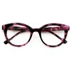 V.W.E. Women Round Progressive Clear Bifocal Reading glasses - No