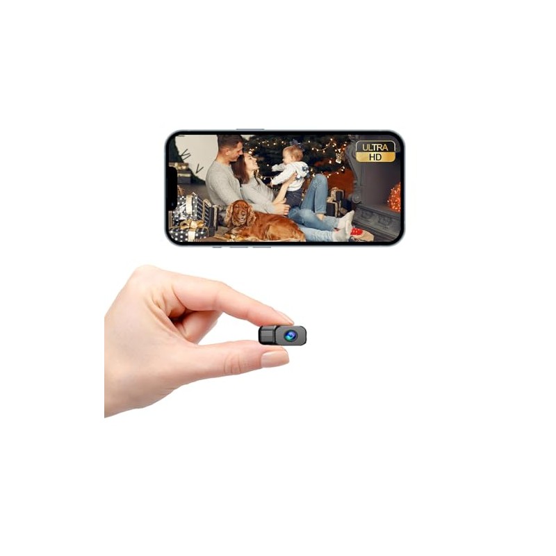 Hszsxjk Mini Cmara, 4K Hd Nanny Cam para el Hogar