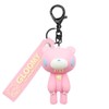 Groomy Key Ring with Figure MACARON PINK 8203 103
