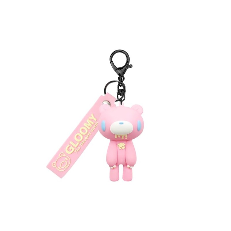 Groomy Key Ring with Figure MACARON PINK 8203 103