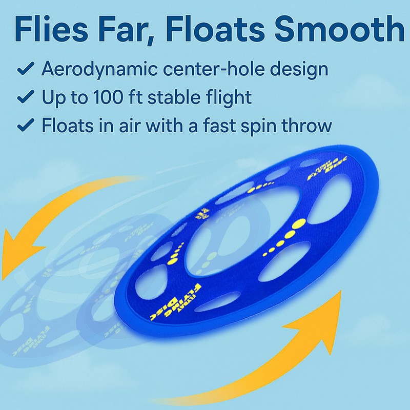 Giant Flying Disc Soft, Foldable & Floats in Air -