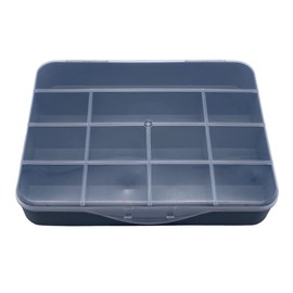 MIJOMA 3-Piece Set Sorting Boxes for Small Parts Storage Box Assortment Box Organiser Box with Lid Plastic 25 x 19 x 4 cm 19 x 14.5 x 3.5 cm 12 x 9 x 3 cm