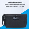 Smell Proof Bag with Combination Lock Carbon Lined Odor Proof