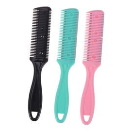 FRCOLOR 9pcs Dual-sided Hair Thinning Comb for Cutting and Styling Portable Barber Tools and Blue for Home Use and Hairdressing Professionals