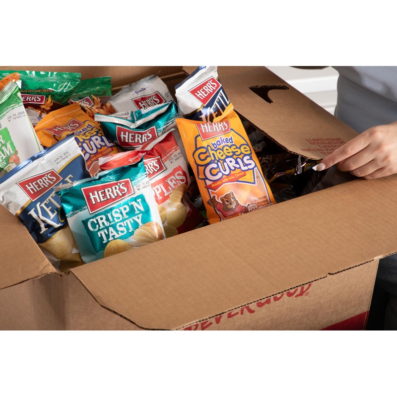 Herr's Baked Cheese Curls, 3 Ounce (Pack of 20 Bags)