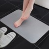 Samine Diatomaceous Earth Bath Mat Absorbent Non Slip Quick Dry