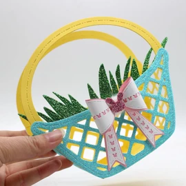 KSCRAFT Basket Jelly Tote Metal Cutting Dies Stencils for DIY Scrapbooking Decorative Embossing DIY Paper Card