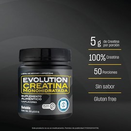 Evolution Creatina Monohidratada en Polvo.