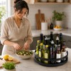 360° Rotating Spice Rack Organizer, Non-Slip Kitchen Turntable for Countertop,