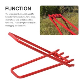 Fence Fixer Tool, Fence Crimping Tool with High Tensile Ranch Barbed Wire Tightener, Tightening Repair Crimper Tool