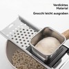 Spätzle Slicer, Spaetzle Grater, Stainless Steel Spaetzle Press with Rubber