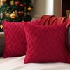 CJWLKJ 2Pcs Soft Faux Fur Throw Pillow Covers 18x18 -