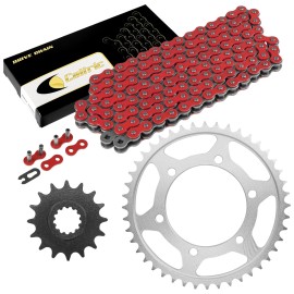 Yamaha Red Drive Chain And Sprocket Kit for Yamaha FZ1 FZS1000 2001-2005