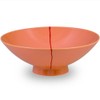Hakusan Pottery RH-27 Flat Tea Wan, Orange, Approx. φ5.9 x