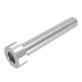 SECCARO 20 x M8 x 50mm Stainless Steel V2A VA A2 Cylinder Screws DIN 912 / ISO 4762 Hex Socket Full Thread