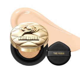 TIMEPHORIA Timeless Utopia Glow Cushion Foundation 000 Bare, Base de Maquillaje Cushion, Acabado Luminoso, Cobertura Media a Alta, Ácido Hialurónico  