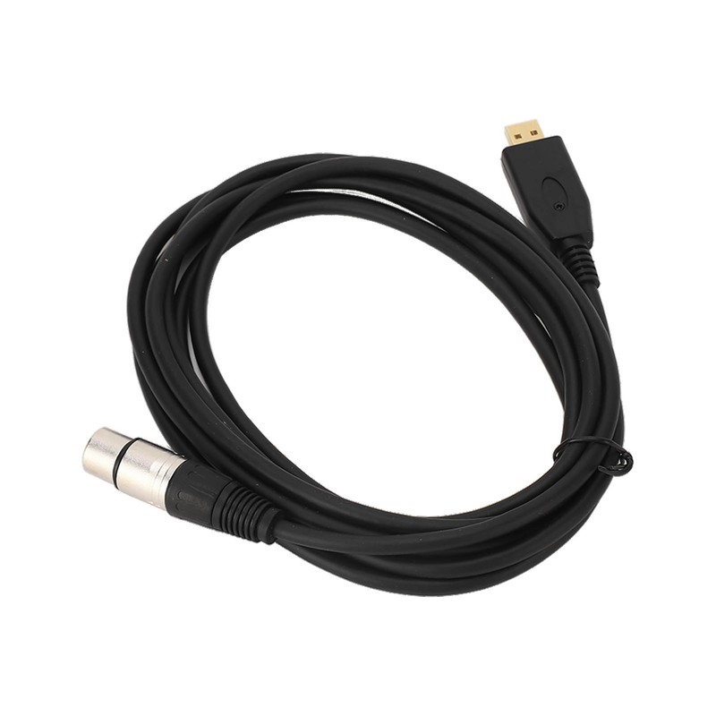 USB Microphone Cable USB to XLR Female Mic Link Converter