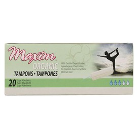 Organic Cotton Tampons (Super) Pack of 20