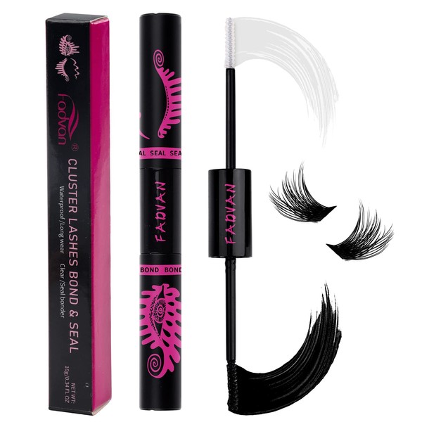 FADVAN Lash Bond and Seal Cluster Eyelashes, Individual Glue and