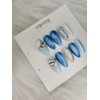 Blue Magnet Gel Stone Point Nail - Short Nose Pin