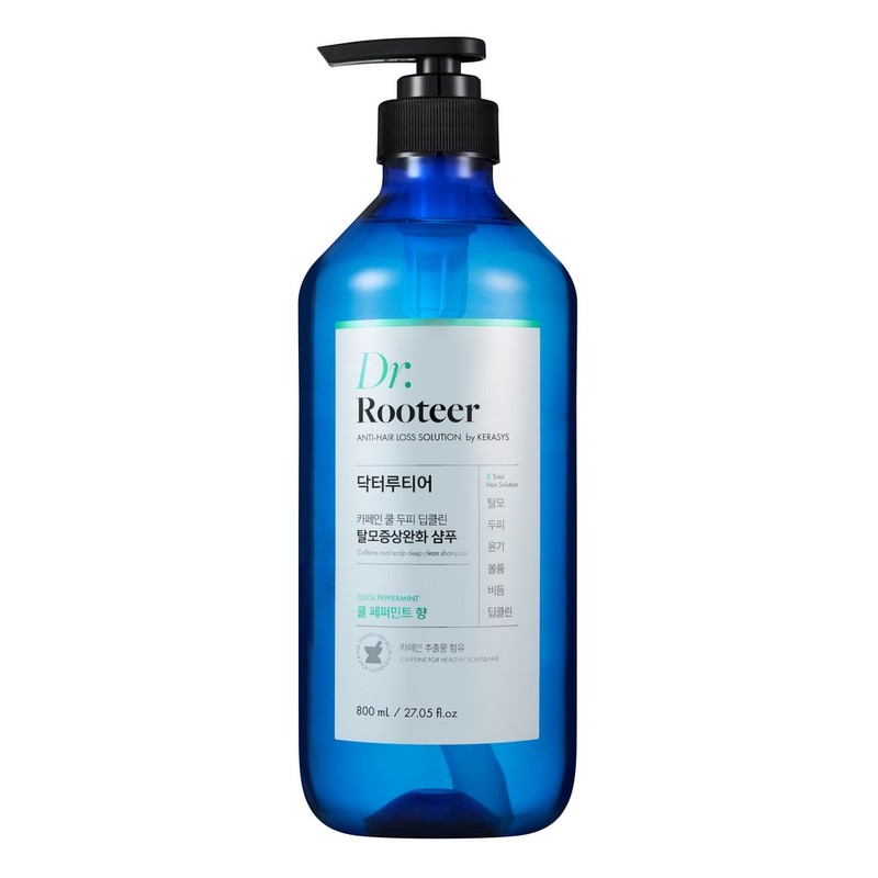 Partner_Reference 닥터루티어 카페인 쿨 두피 딥클린 쿨 페퍼민트 샴푸 800mlX1개