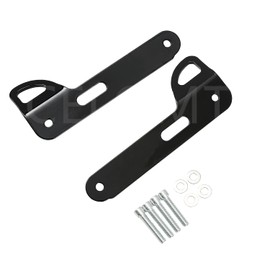 Front Tie-Downs Bracket Kit Fit Harley Electra Glide Street Glide Ultra Limited CVO 2014-2022 (Gloss Black)