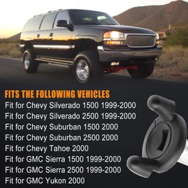 SHOZHO Ignition Switch Lock Cylinder and Pair Front Door Lock Cylinder with Keys Compatible with Chevy Silverado Tahoe GMC Sierra Yukon 1999-2000 Replace# 704600 702912 598007