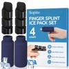 Finger Splint, Finger Brace Ice Pack For Index, Middle, Ring