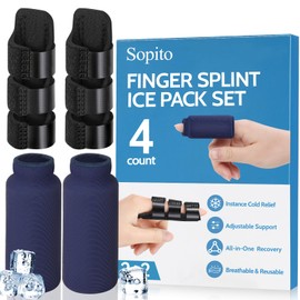 Finger Splint, Finger Brace Ice Pack For Index, Middle, Ring Fingers Straightening Arthritis Knuckle Immobilization