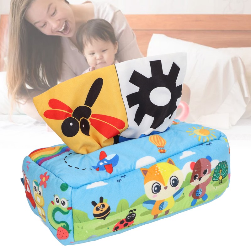 Tissue Paper Toy Wrinkle Learning Simulating Finger Exercises Soft Scarf