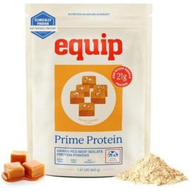Equip Proteína en polvo Prime de Foods  Proteína en polvo de res de pastoreo, aislada de proteína carnívora  Apto para dietas paleo y cetogénicas,