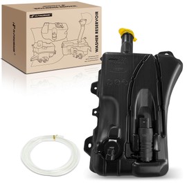 A-Premium Windshield Washer Reservoir Tank Assembly Compatible with Dodge Dart 2013 2014 2015 2016 - with Cap & Washer Pump & Fluid Level Sensor